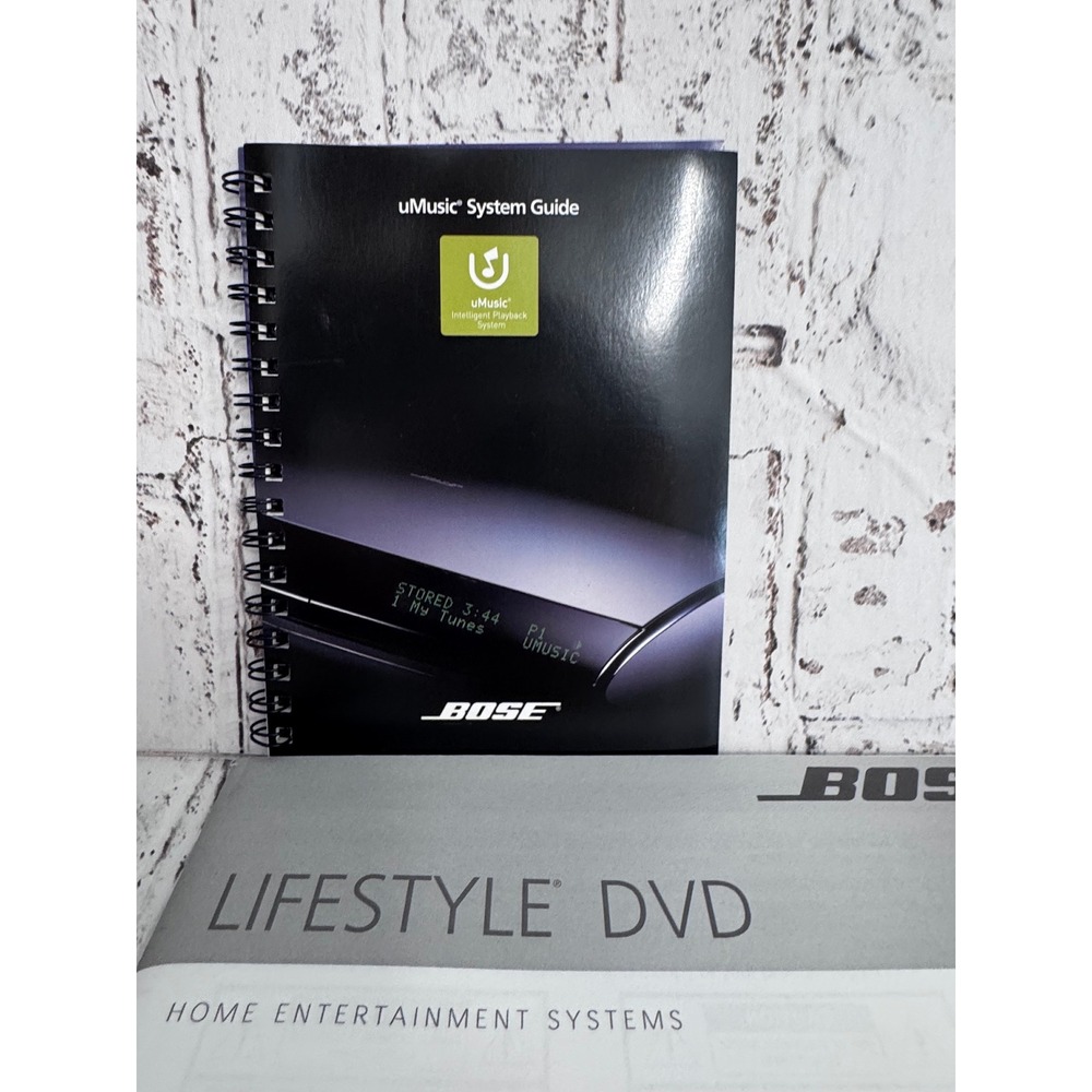 Bose RC38T1-27 Remote Control with Lifestyle 38 48 Manuals and uMusic Guide - Picture 5 of 12